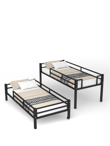 Кровать  выкатная Твинни, черный	 фото 7