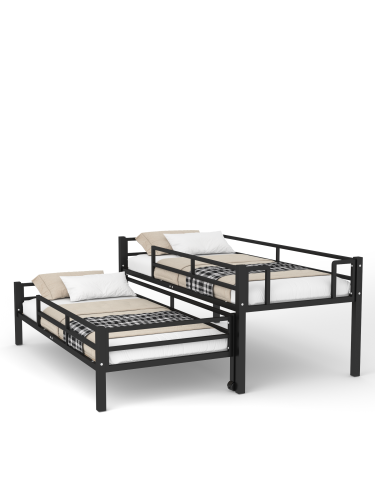 Кровать  выкатная Твинни, черный	 фото 2