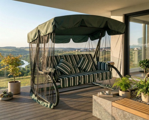 Садовые качели Портофино Стандарт зеленый фото 2