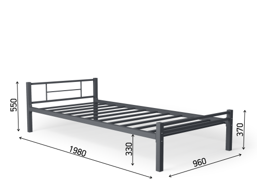 Севилья 4 одноместная серая фото 3