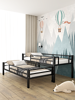 Кровать  выкатная Твинни, черный	